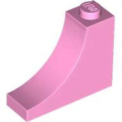 Arch 1 x 3 x 2 Inverted - Bright Pink