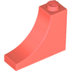 Arch 1 x 3 x 2 Inverted - Coral
