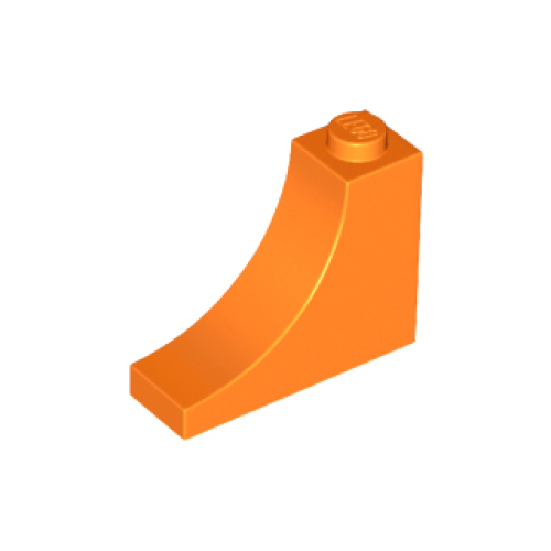 Деталь LEGO 18653 Arch 1 x 3 x 2 Inverted - Orange