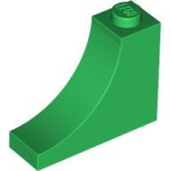 Arch 1 x 3 x 2 Inverted - Green