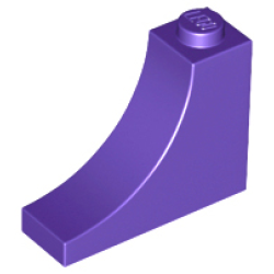 Arch 1 x 3 x 2 Inverted - Dark Purple