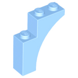 Arch 1 x 3 x 3 - Bright Light Blue