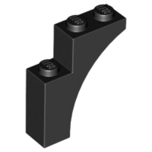 Деталь LEGO 13965 Arch 1 x 3 x 3 - Black