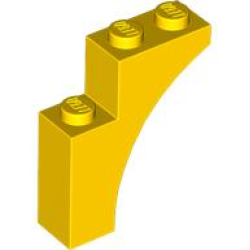 Arch 1 x 3 x 3 - Yellow