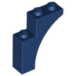 Arch 1 x 3 x 3 - Dark Blue