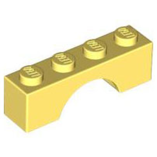 Деталь LEGO 3659 Arch 1 x 4 - Bright Light Yellow