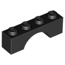 Arch 1 x 4 - Black