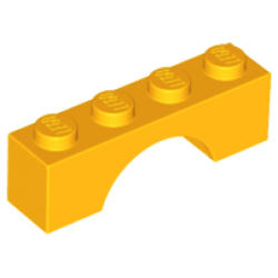 Arch 1 x 4 - Bright Light Orange