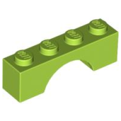 Arch 1 x 4 - Lime