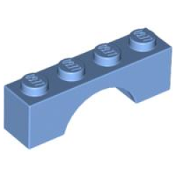 Arch 1 x 4 - Medium Blue