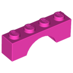 Arch 1 x 4 - Dark Pink