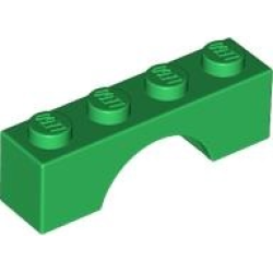 Arch 1 x 4 - Green