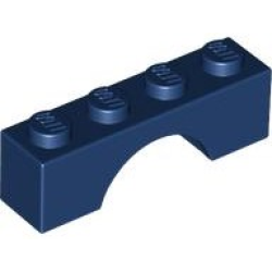 Arch 1 x 4 - Dark Blue