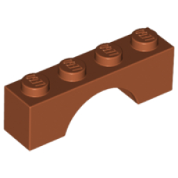 Arch 1 x 4 - Dark Orange