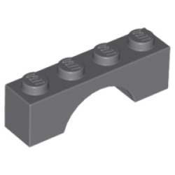 Arch 1 x 4 - Dark Bluish Gray