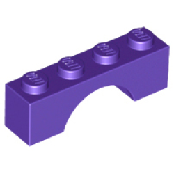 Arch 1 x 4 - Dark Purple