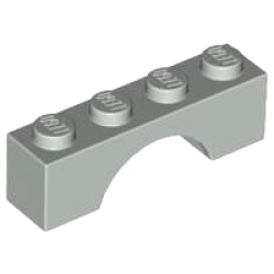 Arch 1 x 4 - Light Gray