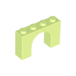 Arch 1 x 4 x 2 - Yellowish Green