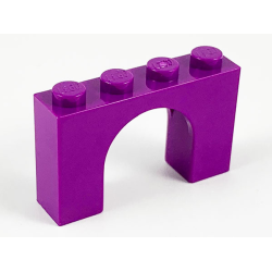 Arch 1 x 4 x 2 - Purple