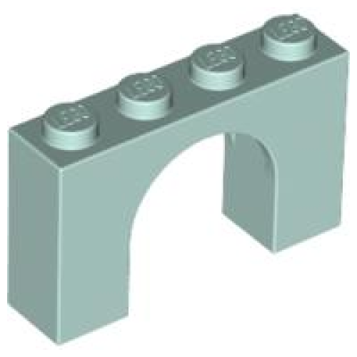 Деталь LEGO 6182 Arch 1 x 4 x 2 - Aqua