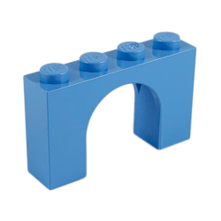 Arch 1 x 4 x 2 - Medium Blue