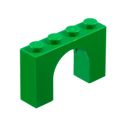 Arch 1 x 4 x 2 - Green