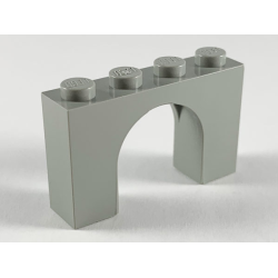 Arch 1 x 4 x 2 - Light Gray