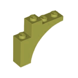 Arch 1 x 4 x 3 - Olive Green