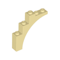 Arch 1 x 5 x 4 - Continuous Bow - Tan