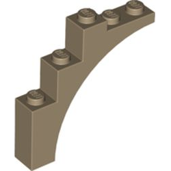 Arch 1 x 5 x 4 - Continuous Bow - Dark Tan