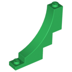 Arch 1 x 5 x 4 Inverted - Green