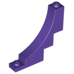Arch 1 x 5 x 4 Inverted - Dark Purple