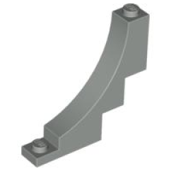 Arch 1 x 5 x 4 Inverted - Light Gray