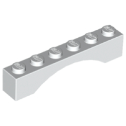Arch 1 x 6 - White