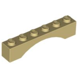 Arch 1 x 6 - Tan
