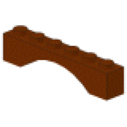 Arch 1 x 6 - Reddish Brown