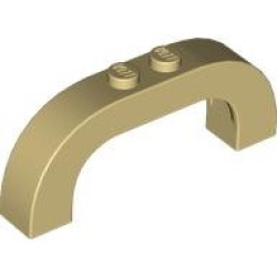 Arch 1 x 6 x 2 Curved Top - Tan