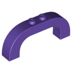 Arch 1 x 6 x 2 Curved Top - Dark Purple