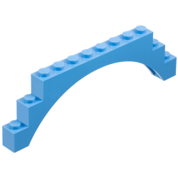 Arch 1 x 12 x 3 - Medium Blue
