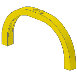 Arch 1 x 12 x 5 Curved Top - Yellow