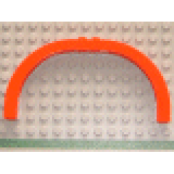 Arch 1 x 12 x 5 Curved Top - Red