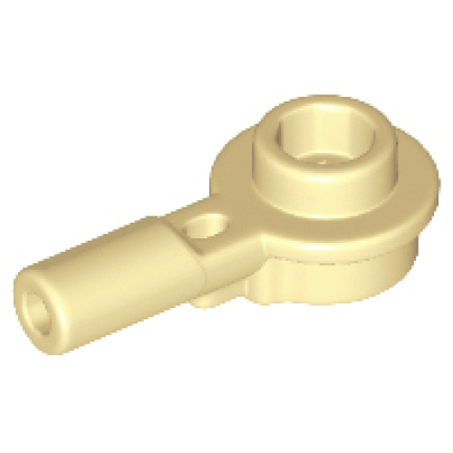 Деталь LEGO 32828 Bar 1L with 1 x 1 Round Plate with Hollow Stud - Tan