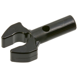 Bar 1L with Clip Mechanical Claw - Cut Edges and Hole on Side - Black Bar 1L with Clip Mechanical Claw - Cut Edges and Hole on Side - Black