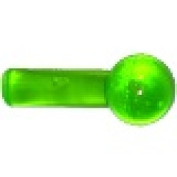 Bar 1L with Tow Ball - Trans-Bright Green Bar 1L with Tow Ball - Trans-Bright Green