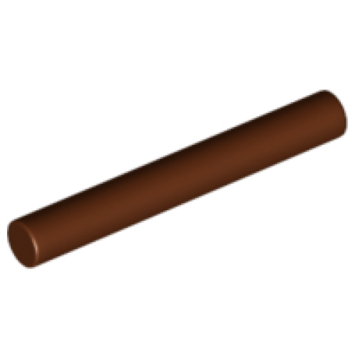 Деталь LEGO 87994 Bar 3L (Bar Arrow) - Reddish Brown