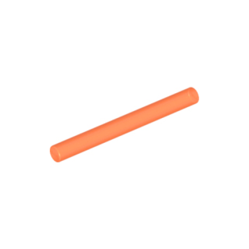 Деталь LEGO 30374 Bar 4L (Lightsaber Blade / Wand) - Trans-Neon Orange