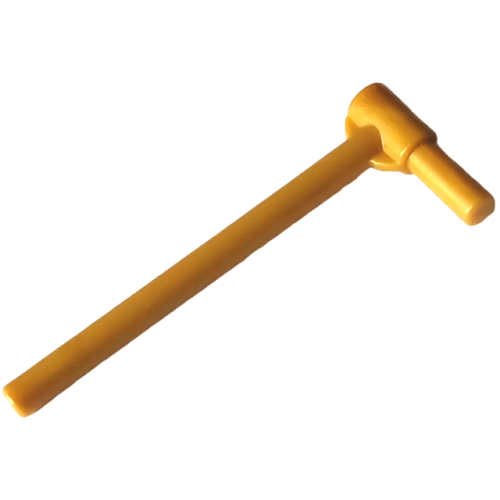 Деталь LEGO 87618 Bar 5L with Handle (Friction Ram) - Pearl Gold