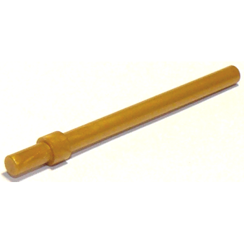 Деталь LEGO 63965 Bar 6L with Stop Ring - Pearl Gold