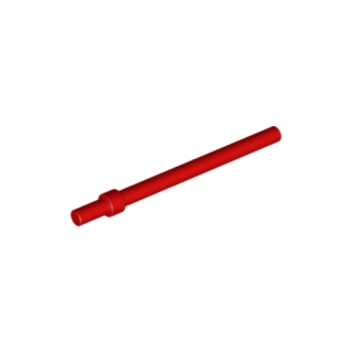 Деталь LEGO 63965 Bar 6L with Stop Ring - Red