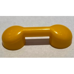 Bar 1 x 3 with 2 Stud Receptacles (Radio Handle / Telephone Handset) - Bright Light Orange